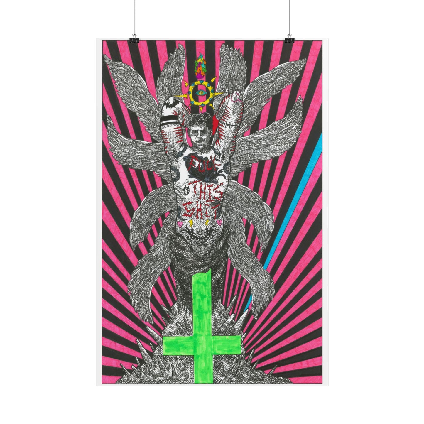Rapscallion Ego Angel Rolled Poster
