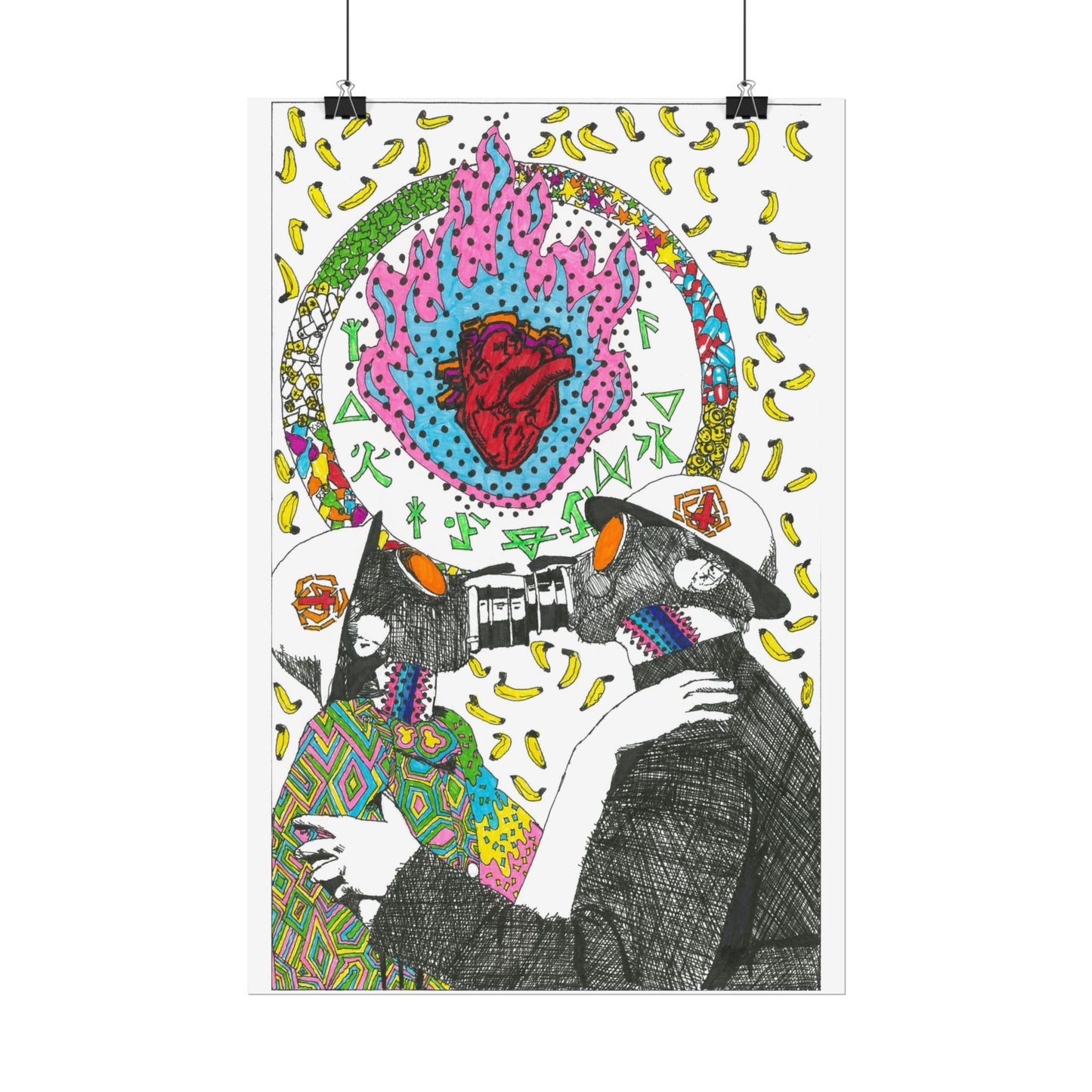 Rapscallion Quarantined Kiss Rolled Poster