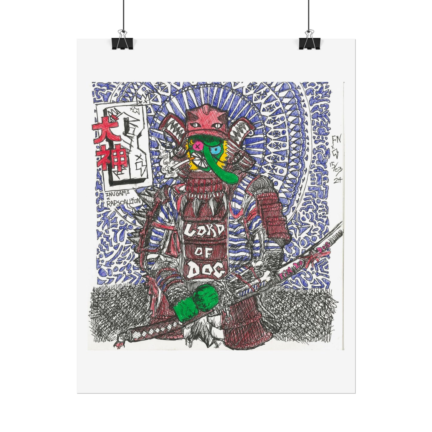 Rapscallion x Lord Of Dog Rolled Poster