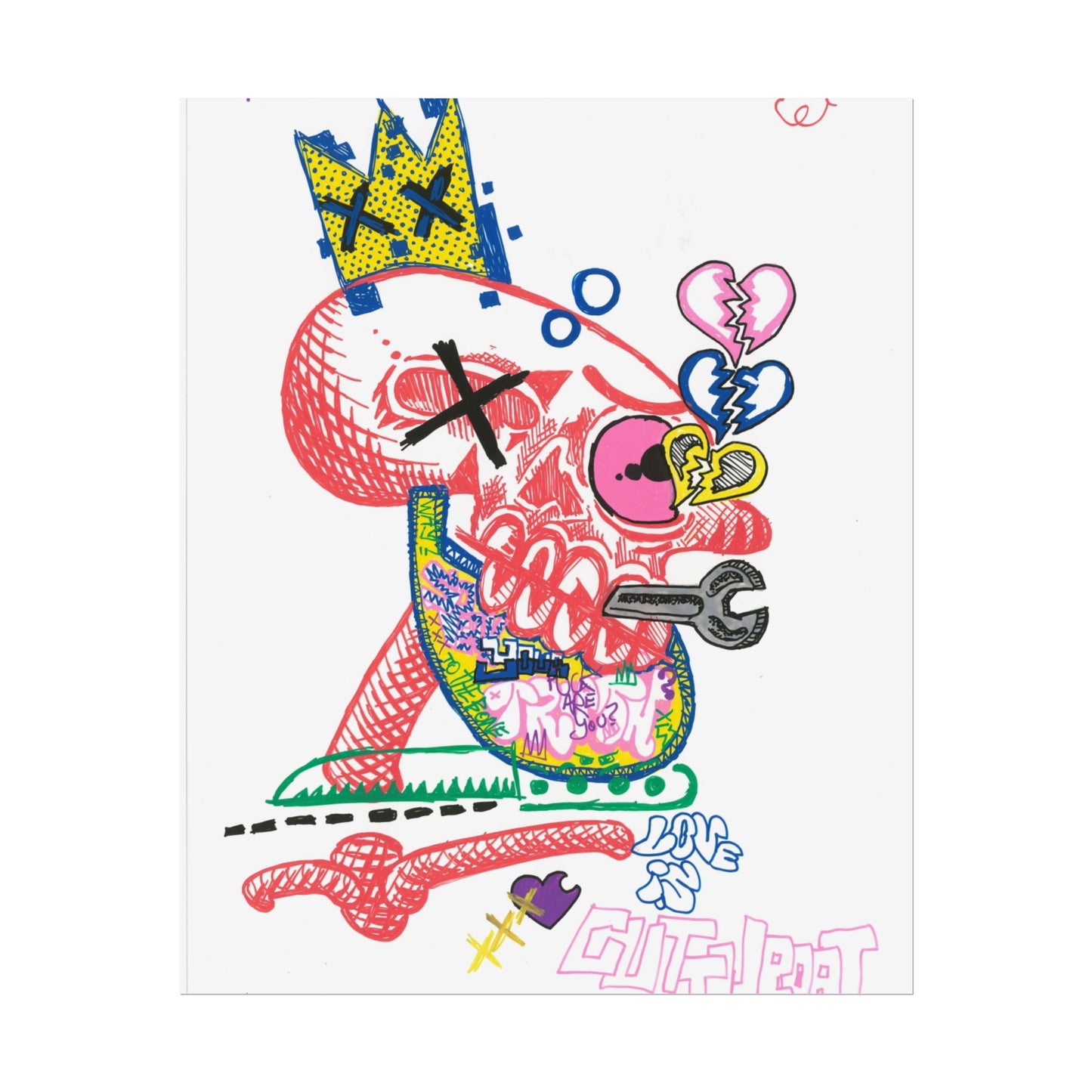 Rapscallion Cut Throat Rolled Poster