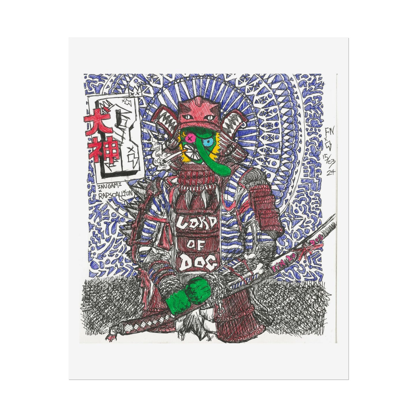 Rapscallion x Lord Of Dog Rolled Poster