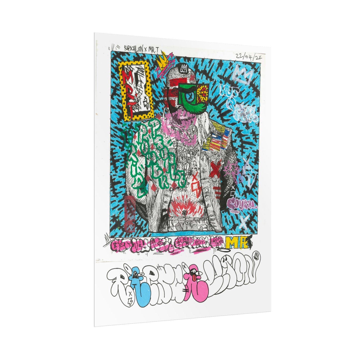 Rapscallion Lord Of Dog Action Hero Rolled Poster