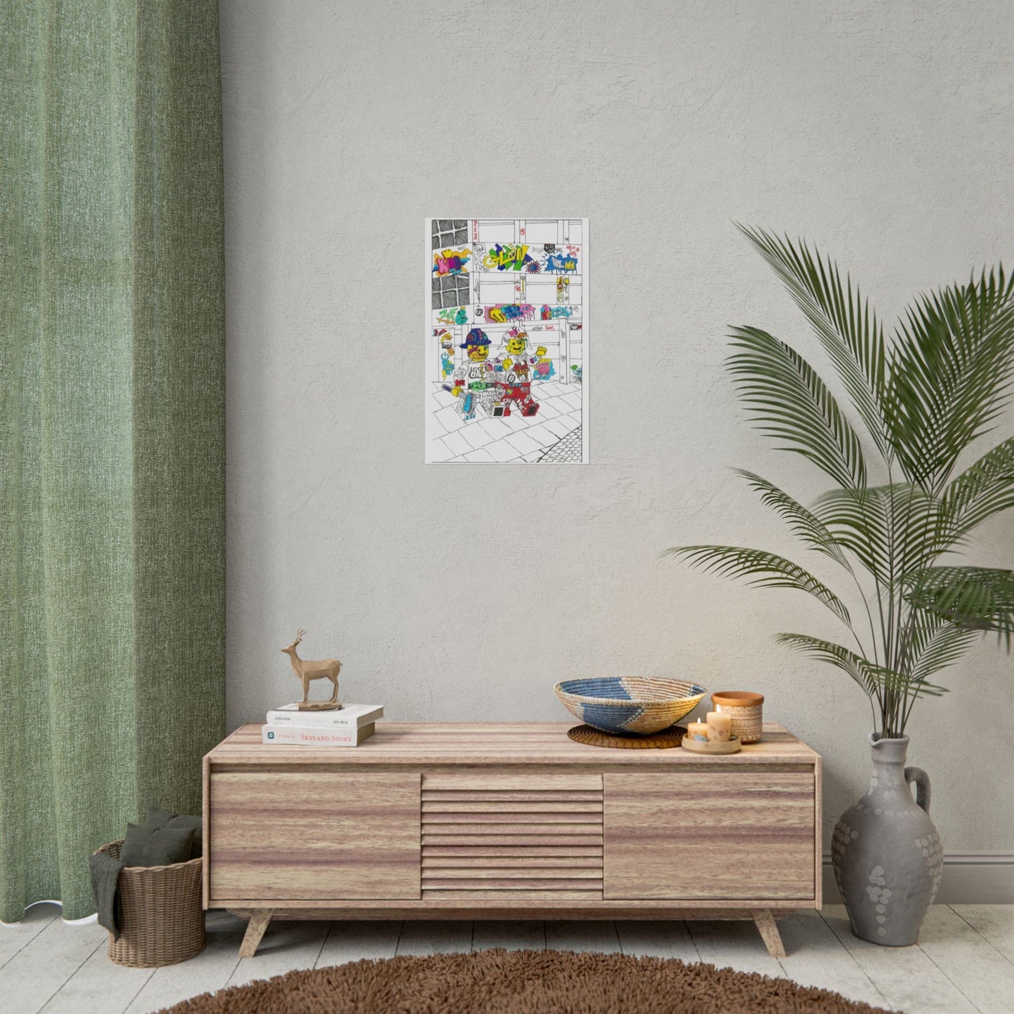 Rapscallion Brick Park Rolled Poster