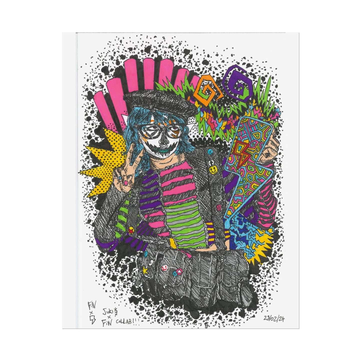 Rapscallion X Juki Rolled Poster