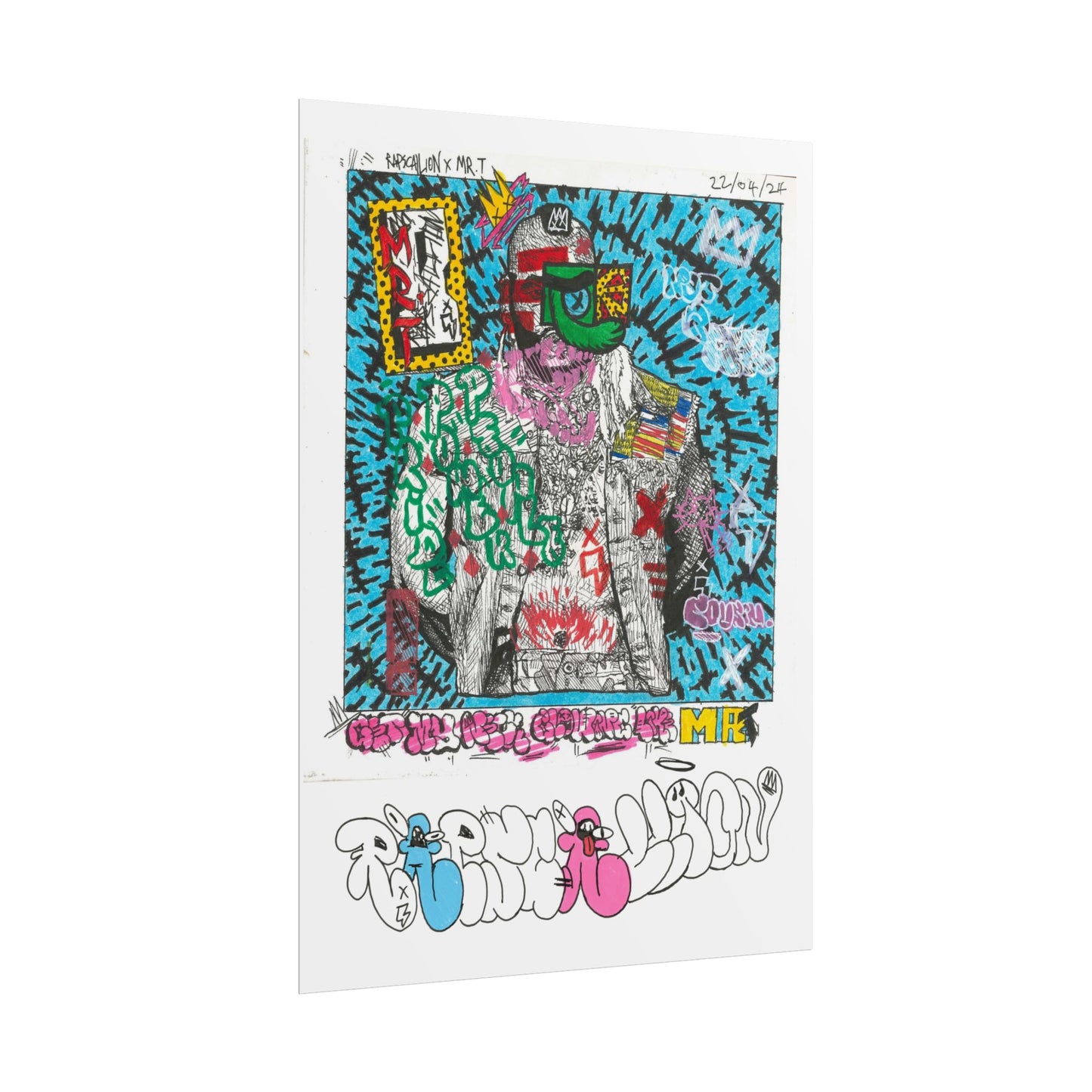 Rapscallion Lord Of Dog Action Hero Rolled Poster