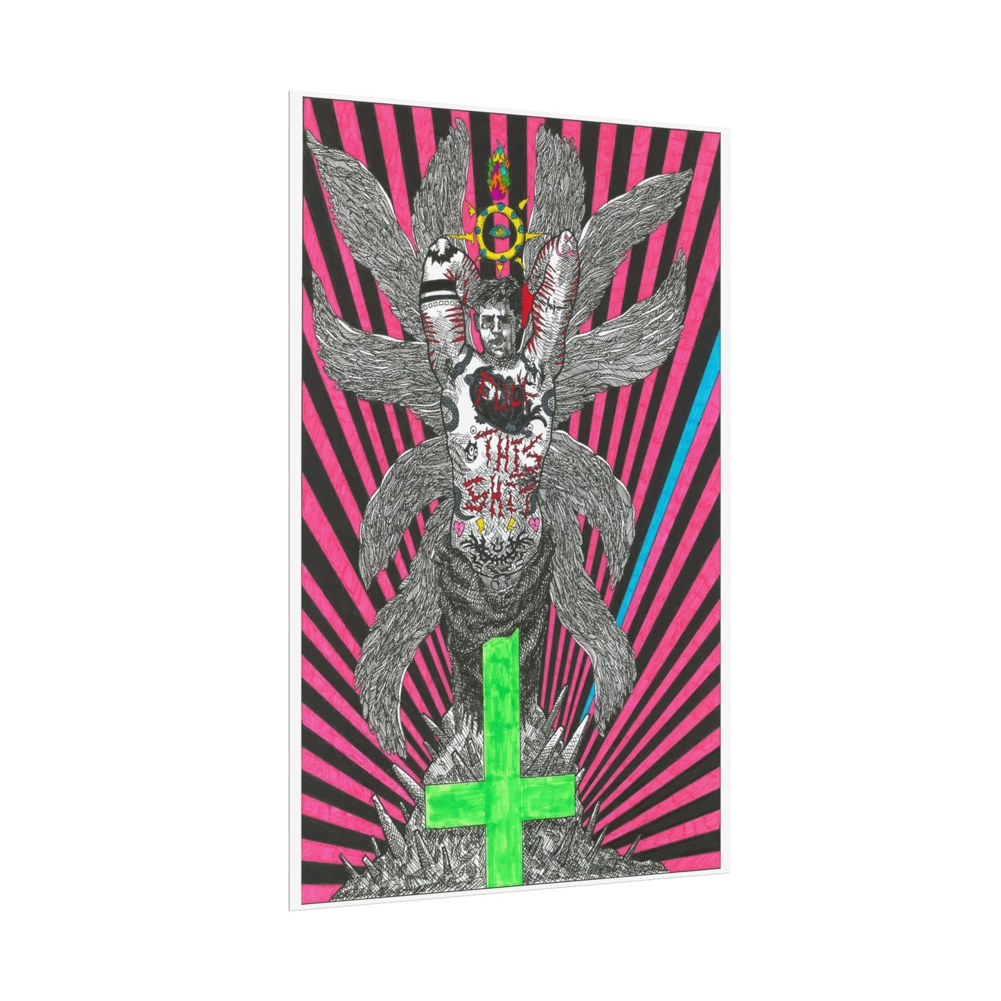 Rapscallion Ego Angel Rolled Poster