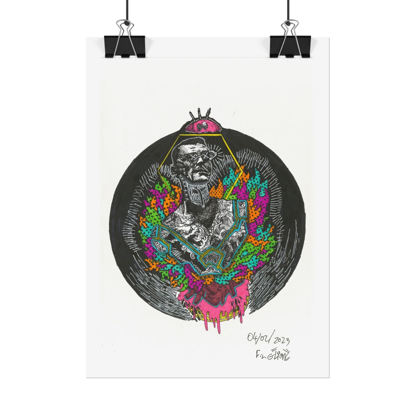 Rapscallion Tattooed Don Poster