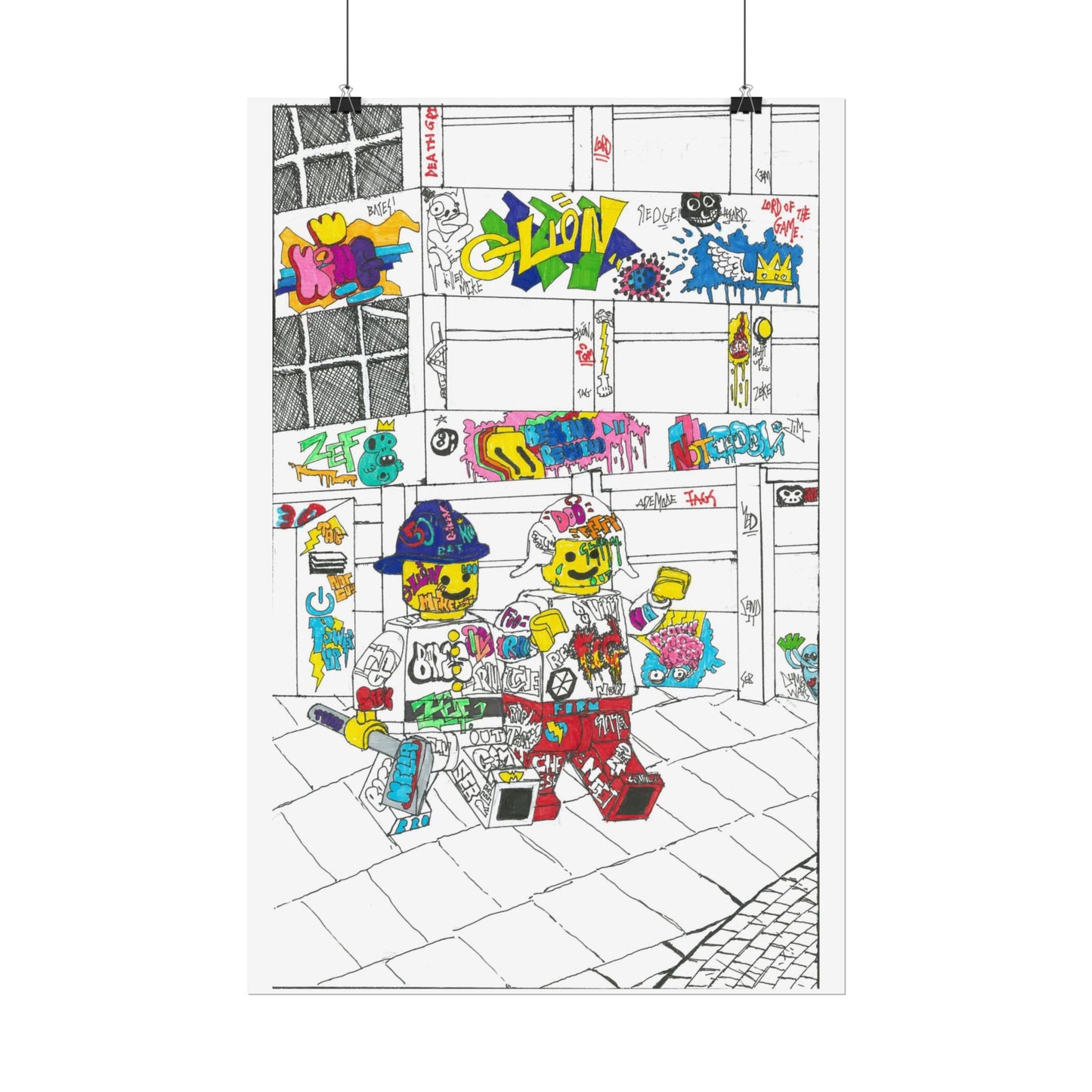 Rapscallion Brick Park Rolled Poster