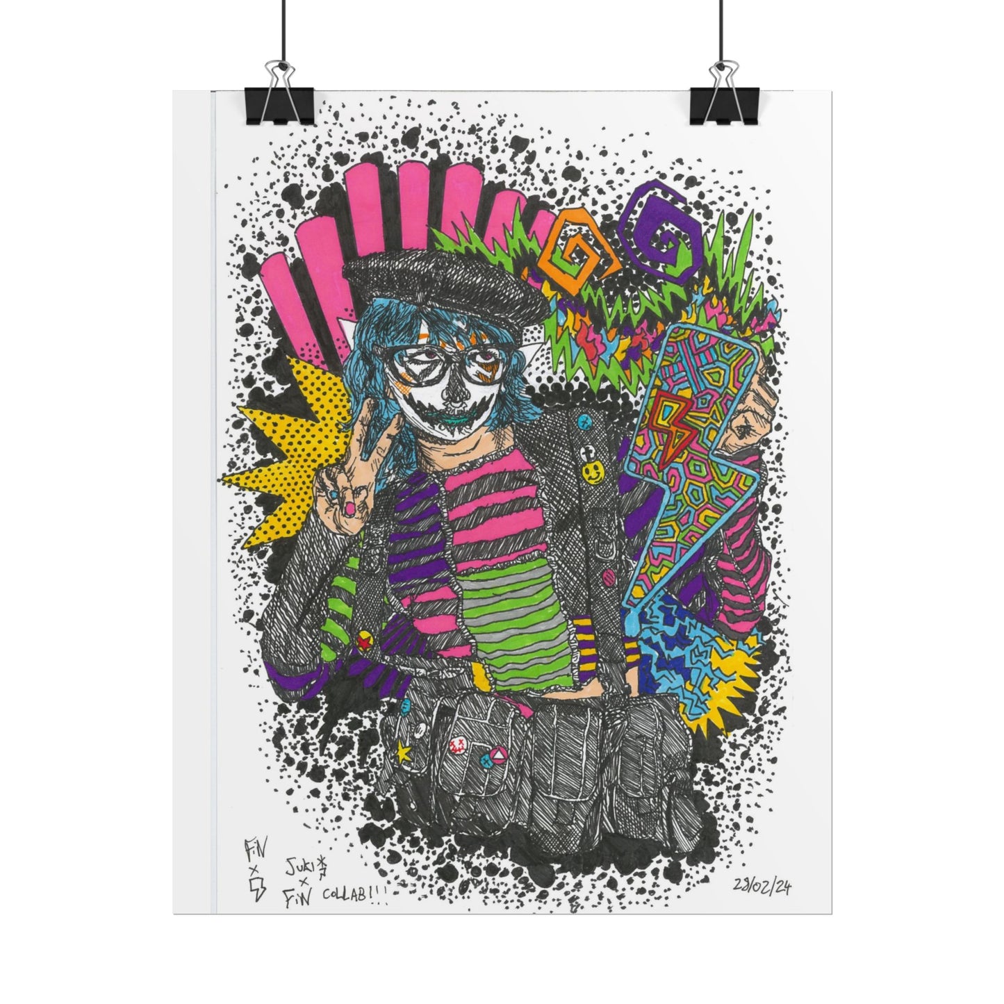 Rapscallion X Juki Rolled Poster