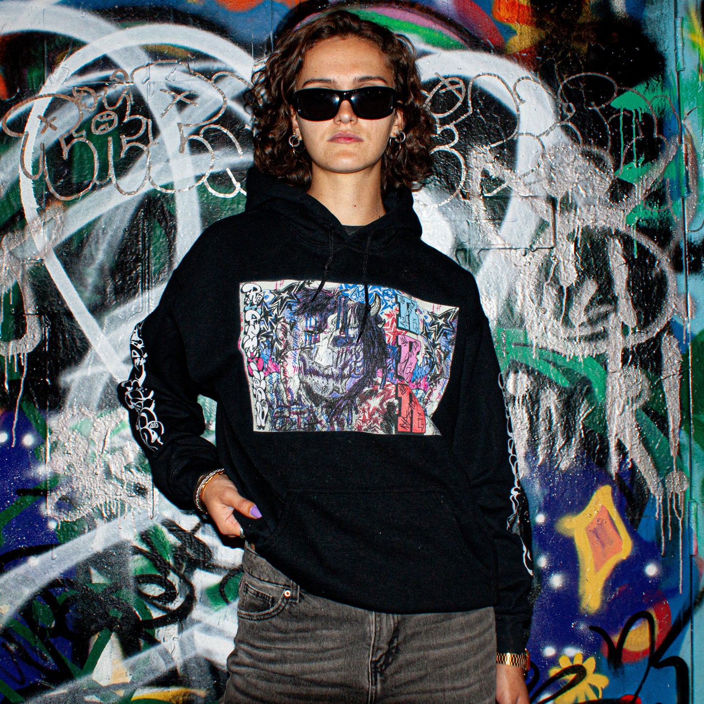 Rapscallion Oni Mask Hoodie Uni Sex Merch