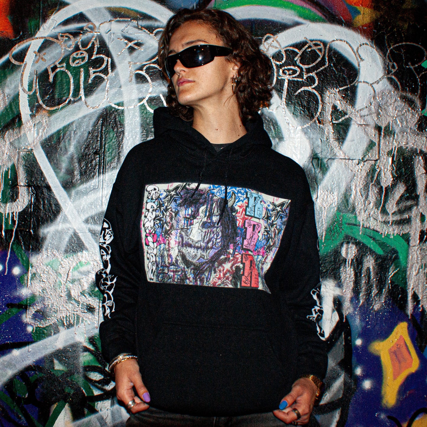 Rapscallion Oni Mask Hoodie Uni Sex Merch