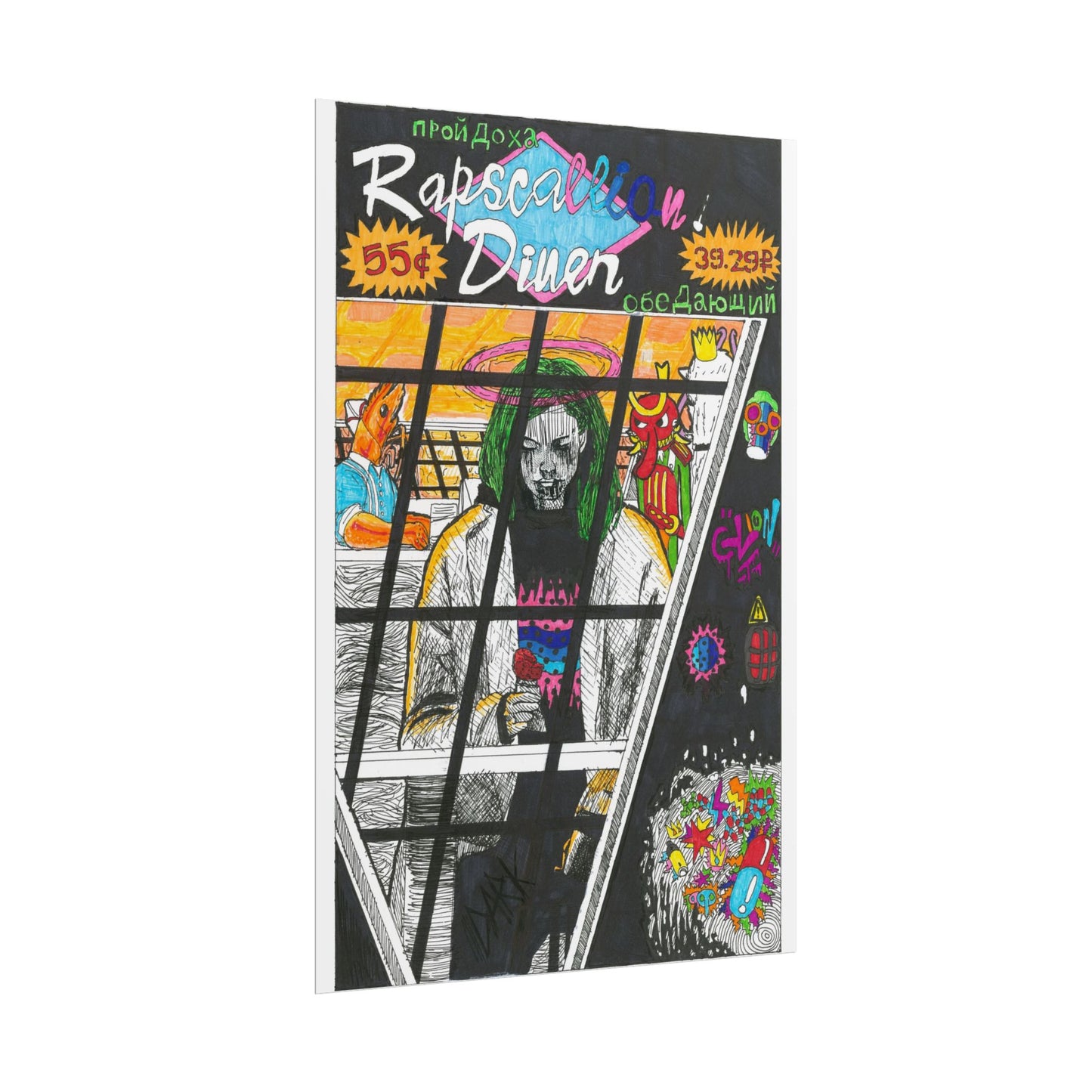 Rapscallion Diner Rolled Poster