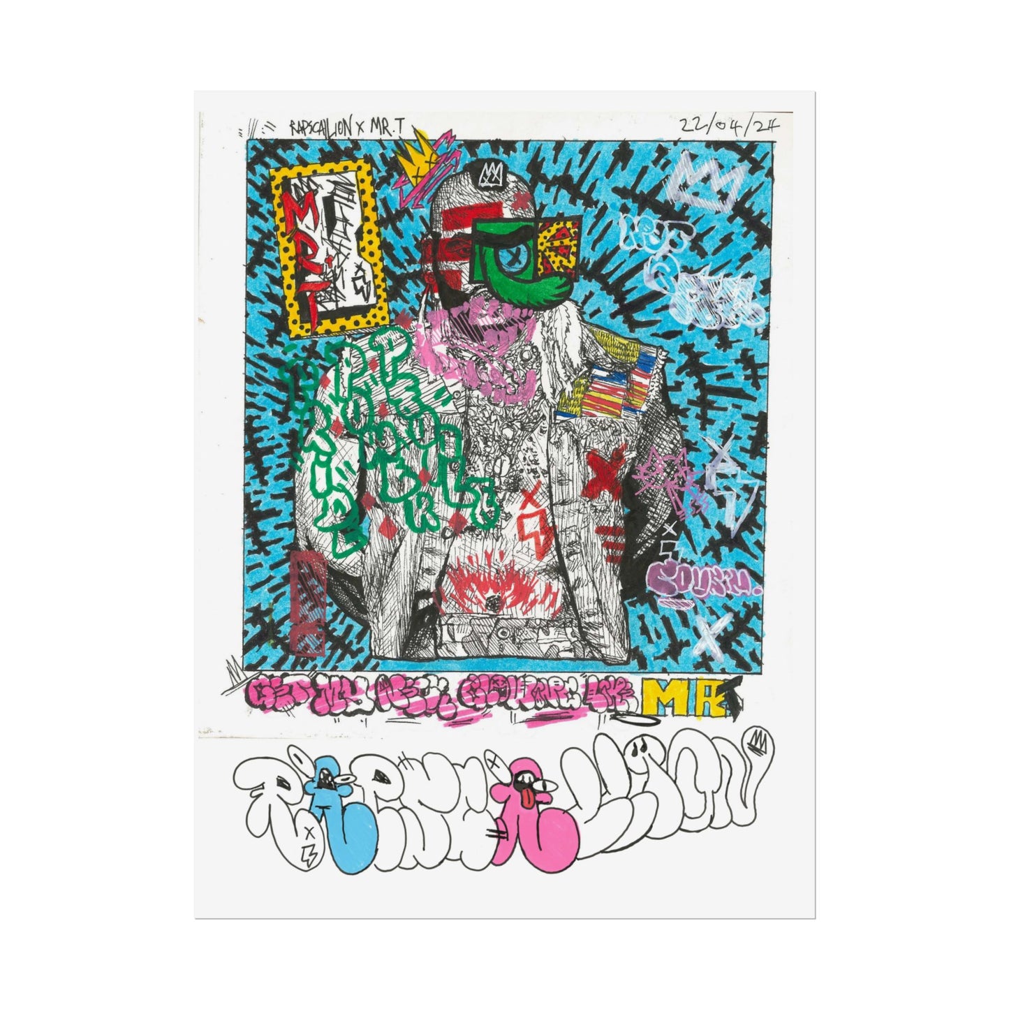Rapscallion Lord Of Dog Action Hero Rolled Poster