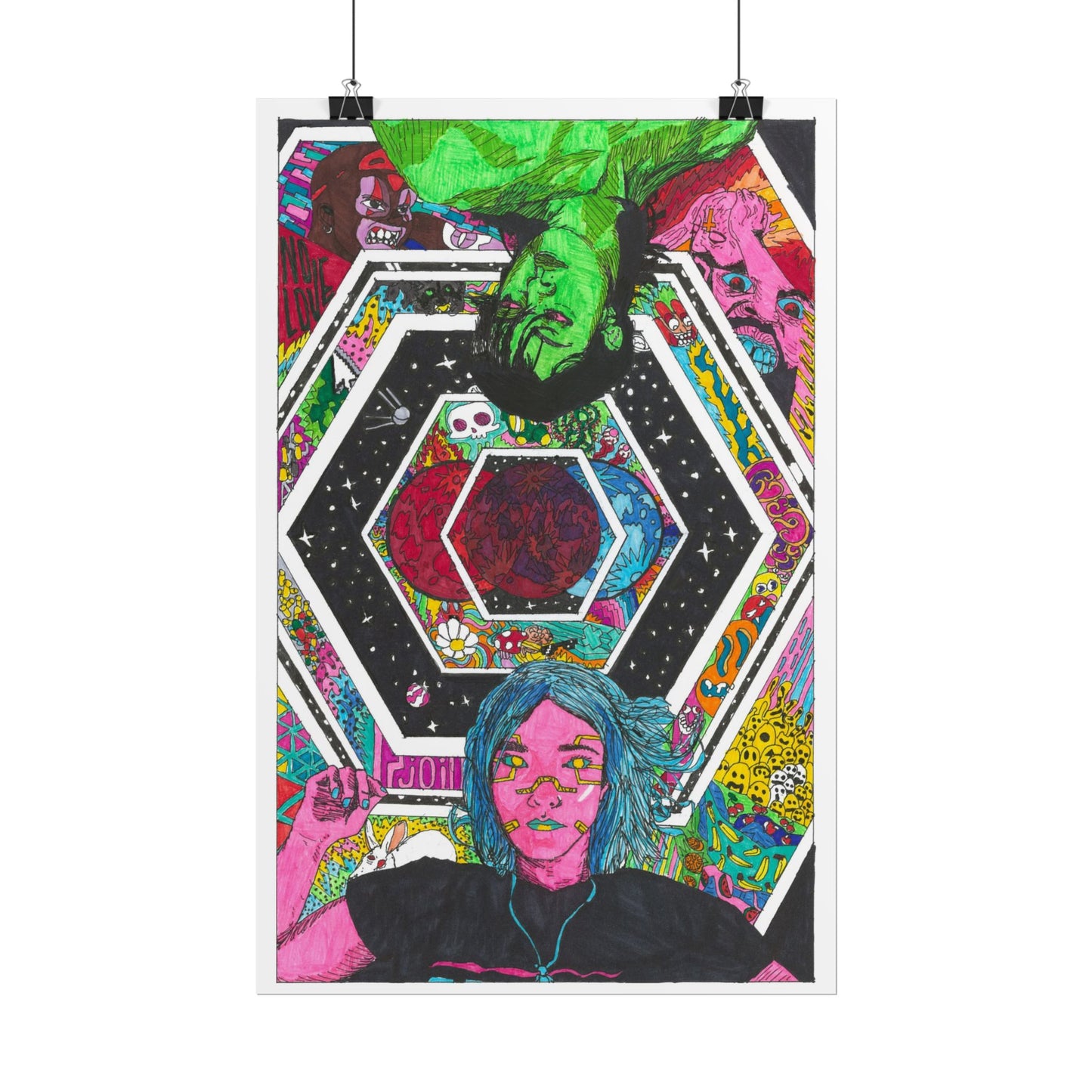 Rapscallion Space Song Rolled Poster