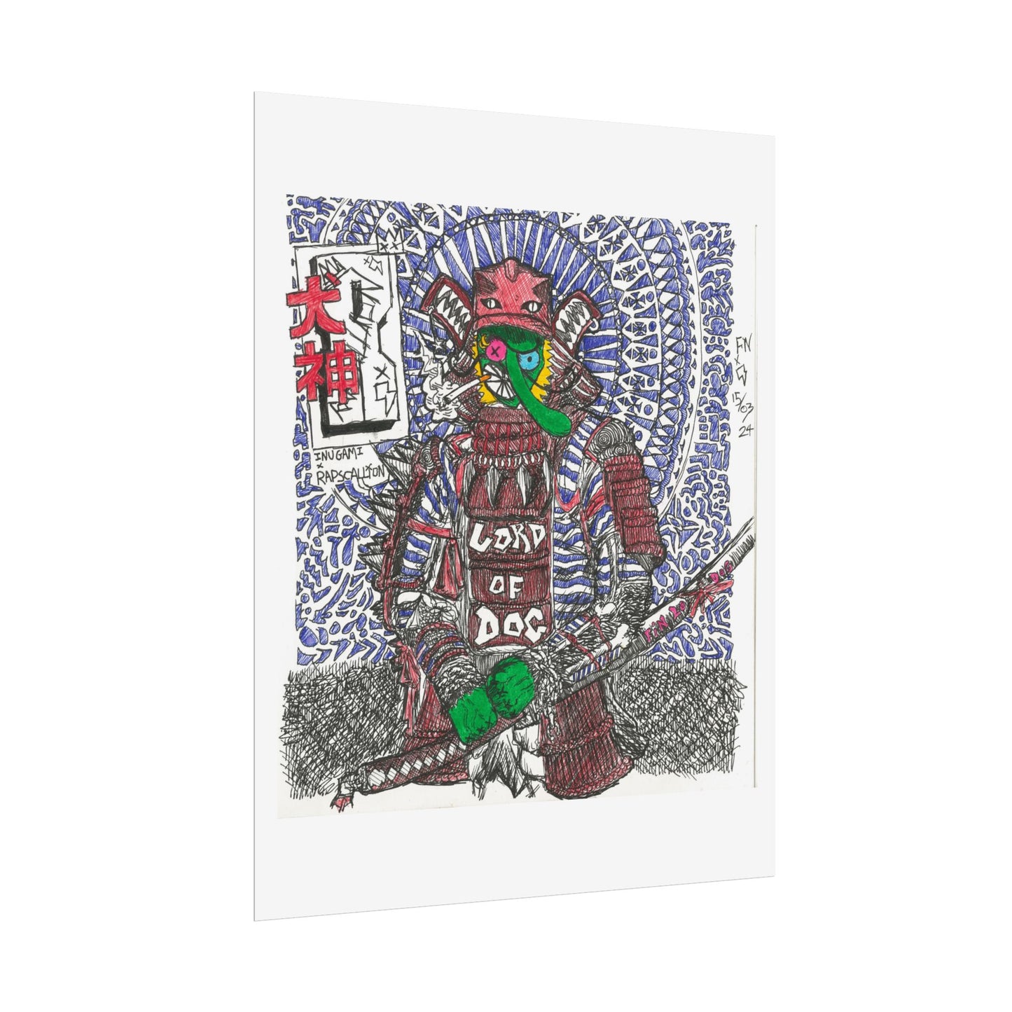 Rapscallion x Lord Of Dog Rolled Poster