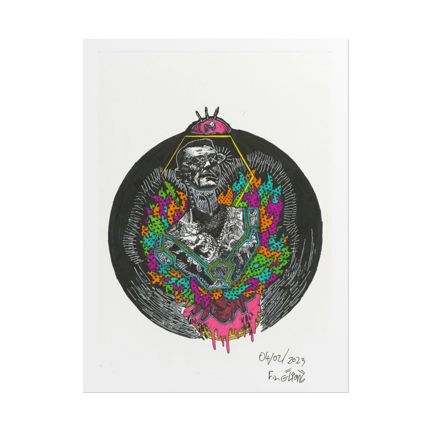 Rapscallion Tattooed Don Poster