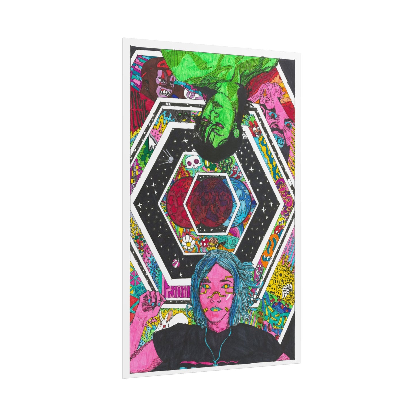 Rapscallion Space Song Rolled Poster