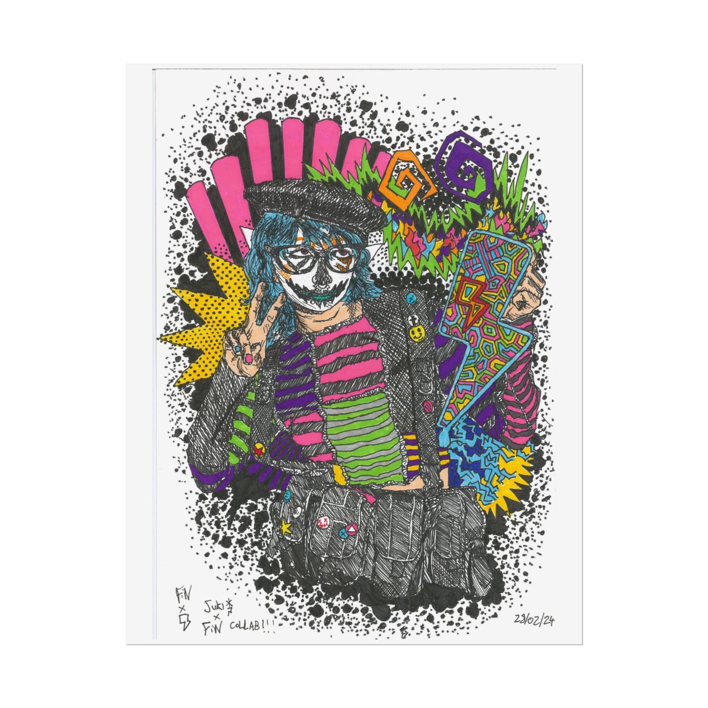 Rapscallion X Juki Rolled Poster