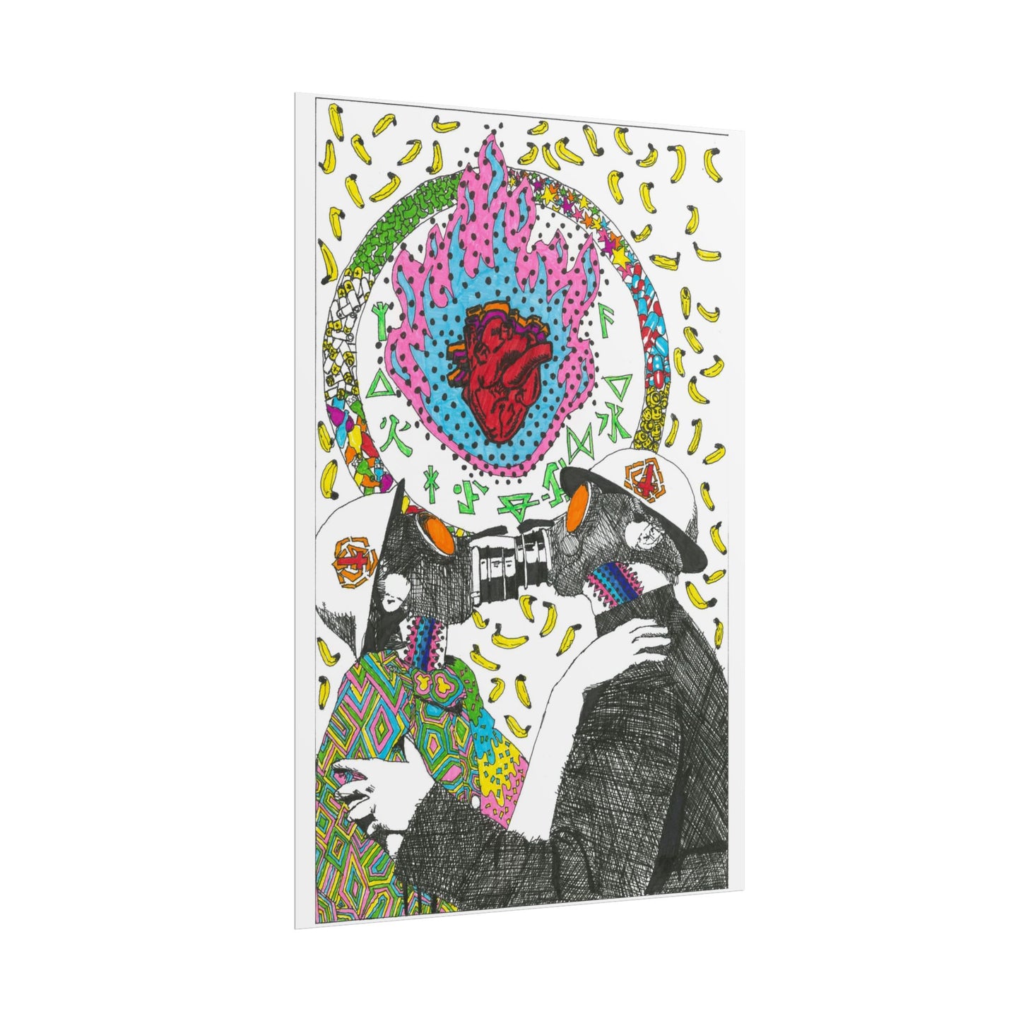 Rapscallion Quarantined Kiss Rolled Poster