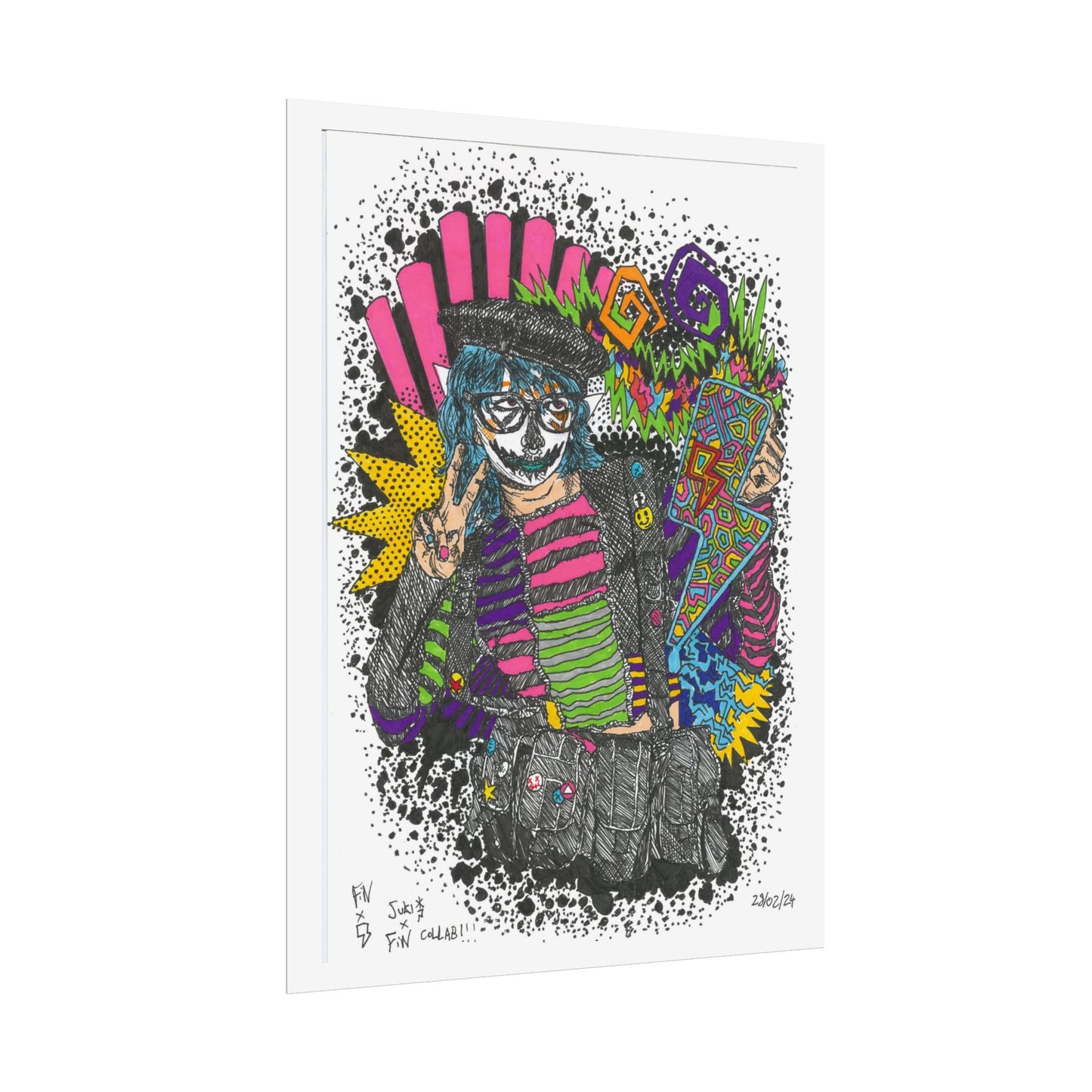 Rapscallion X Juki Rolled Poster