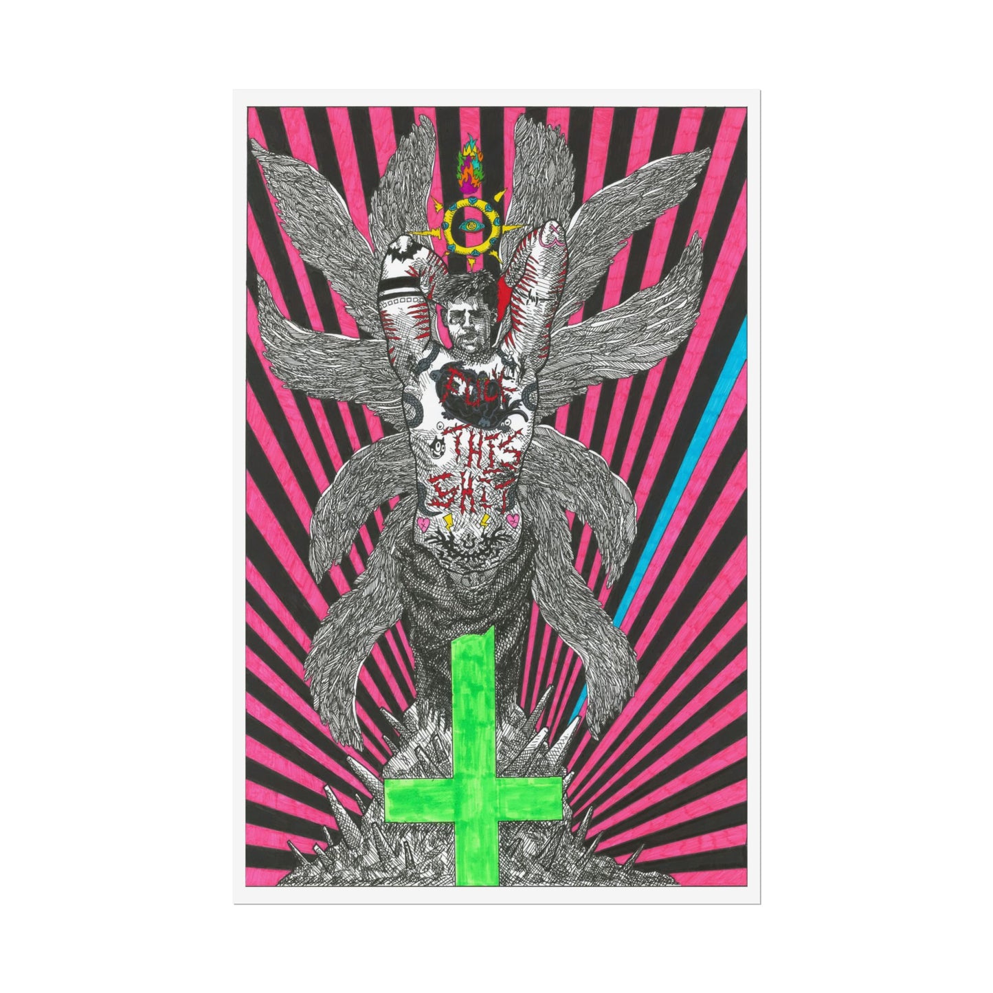 Rapscallion Ego Angel Rolled Poster