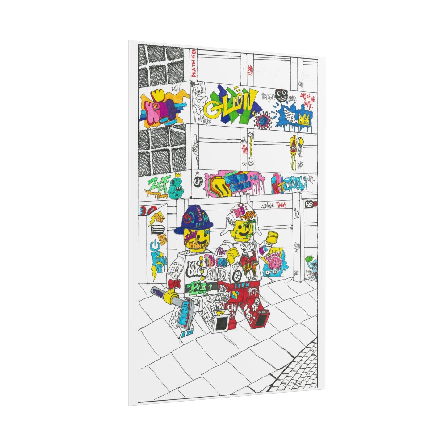 Rapscallion Brick Park Rolled Poster