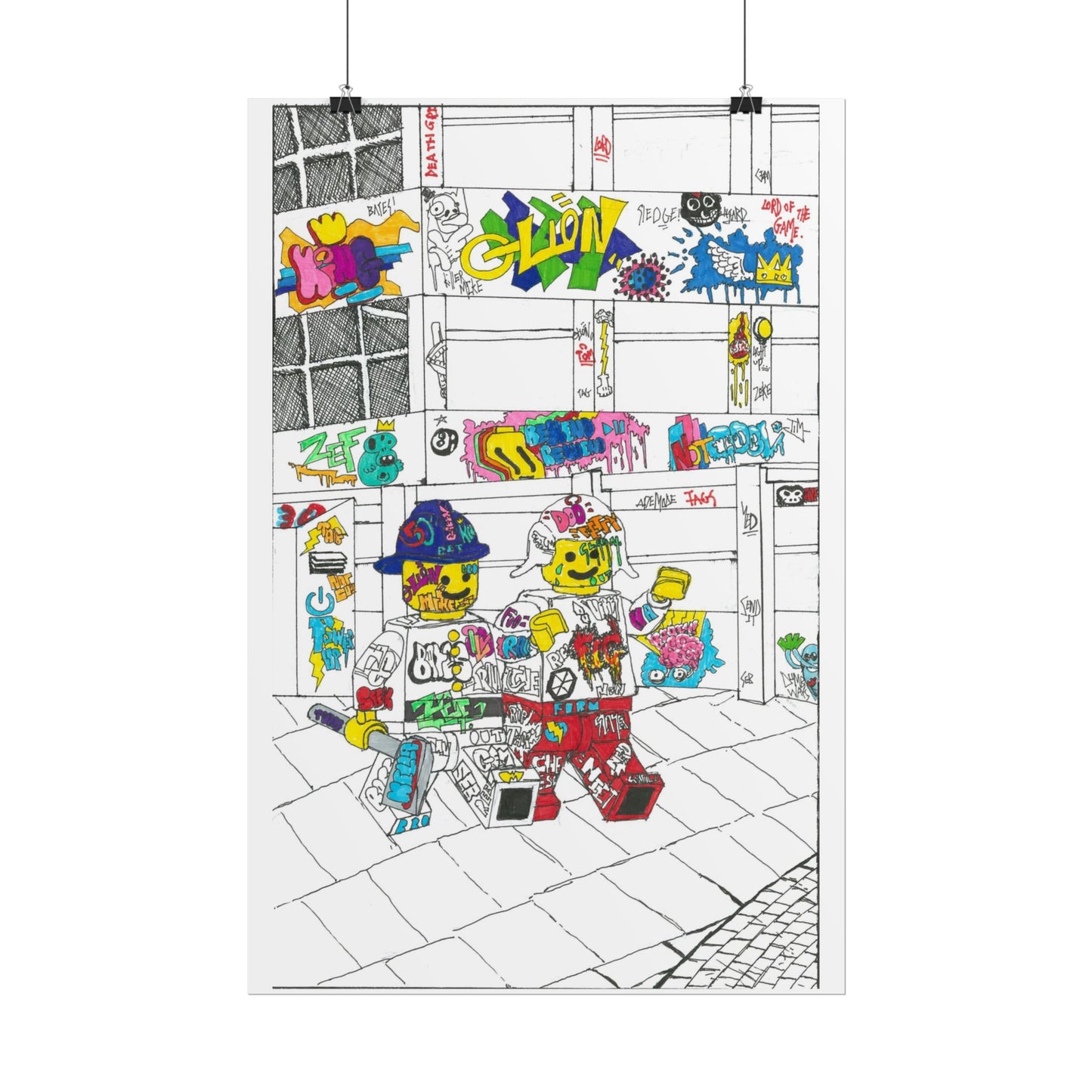 Rapscallion Brick Park Rolled Poster
