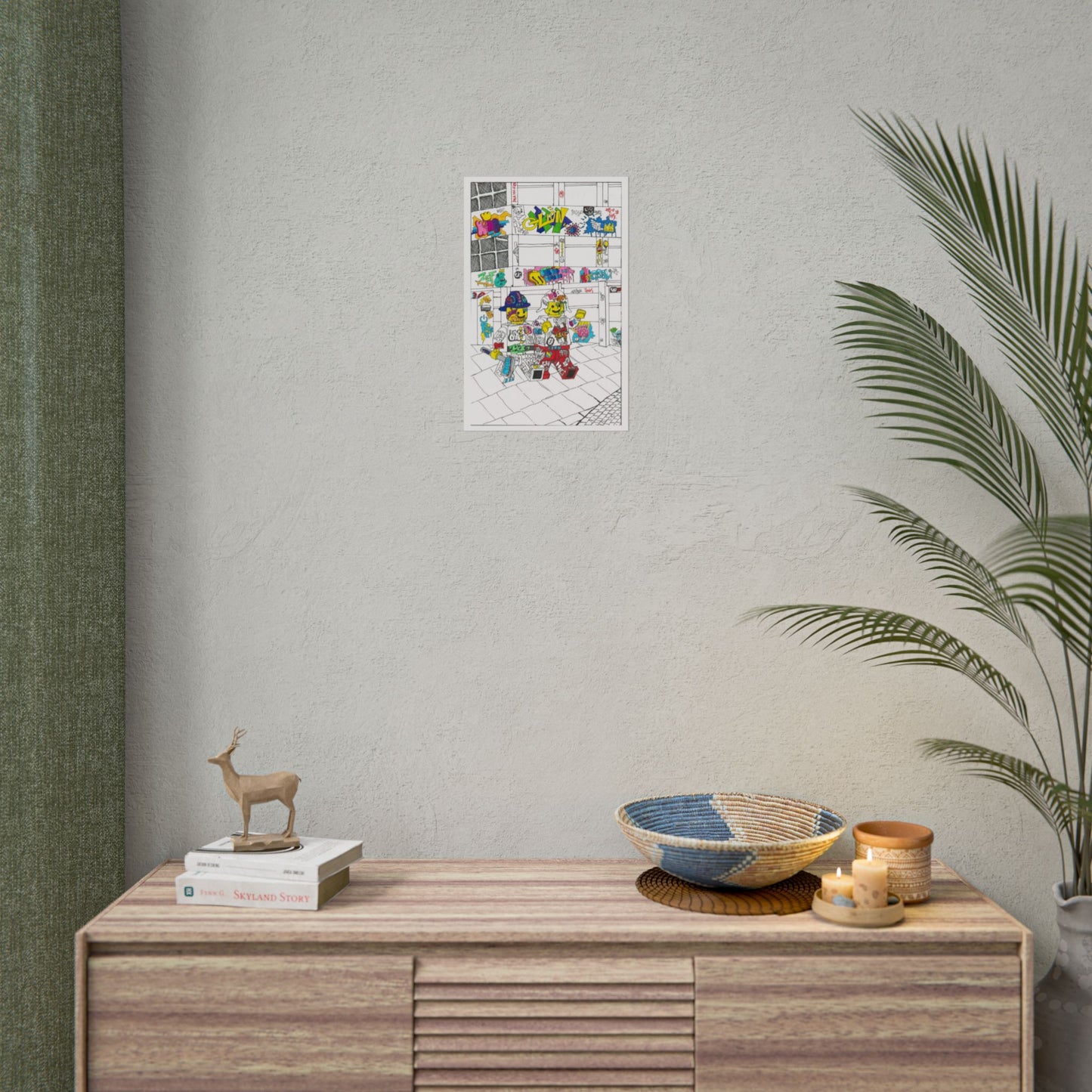 Rapscallion Brick Park Rolled Poster