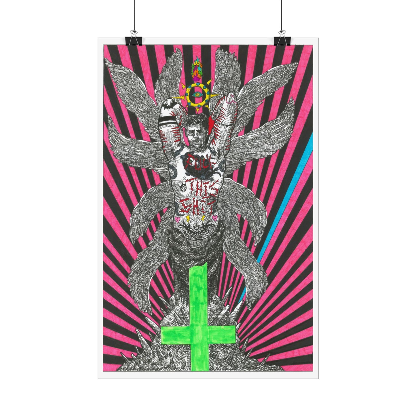 Rapscallion Ego Angel Rolled Poster