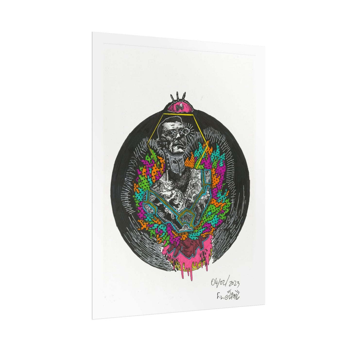 Rapscallion Tattooed Don Poster