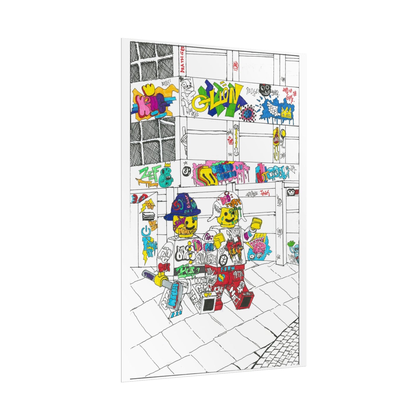 Rapscallion Brick Park Rolled Poster