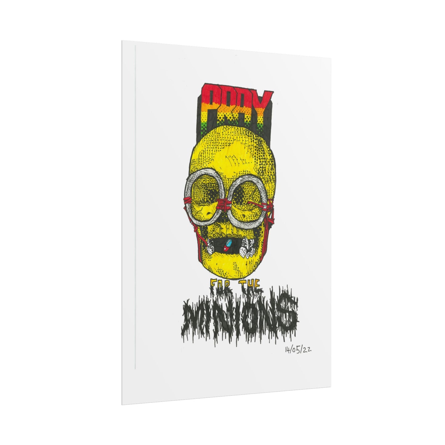 Rapscallion Pray For Minions Rolled Poster