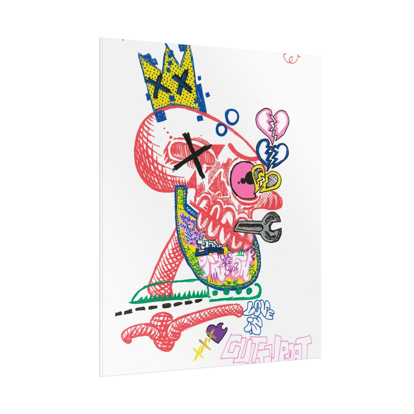 Rapscallion Cut Throat Rolled Poster