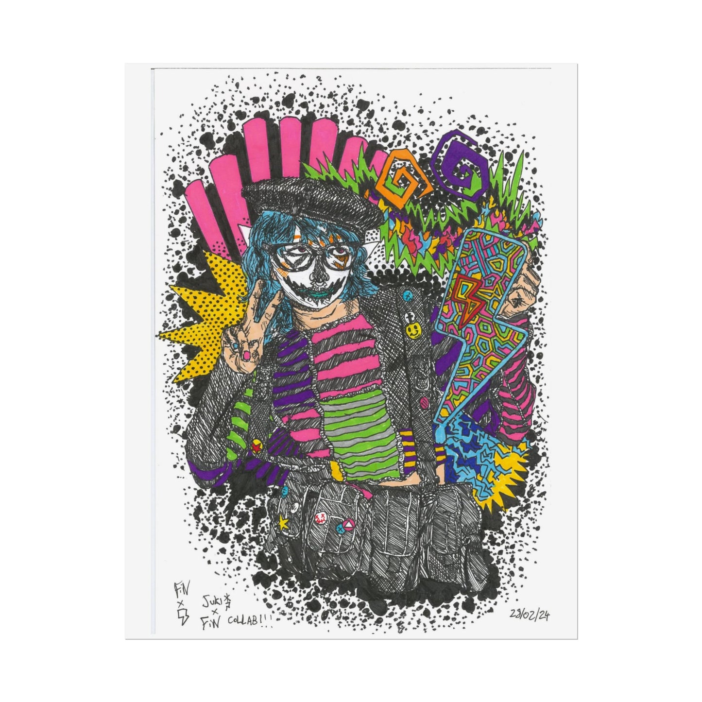 Rapscallion X Juki Rolled Poster
