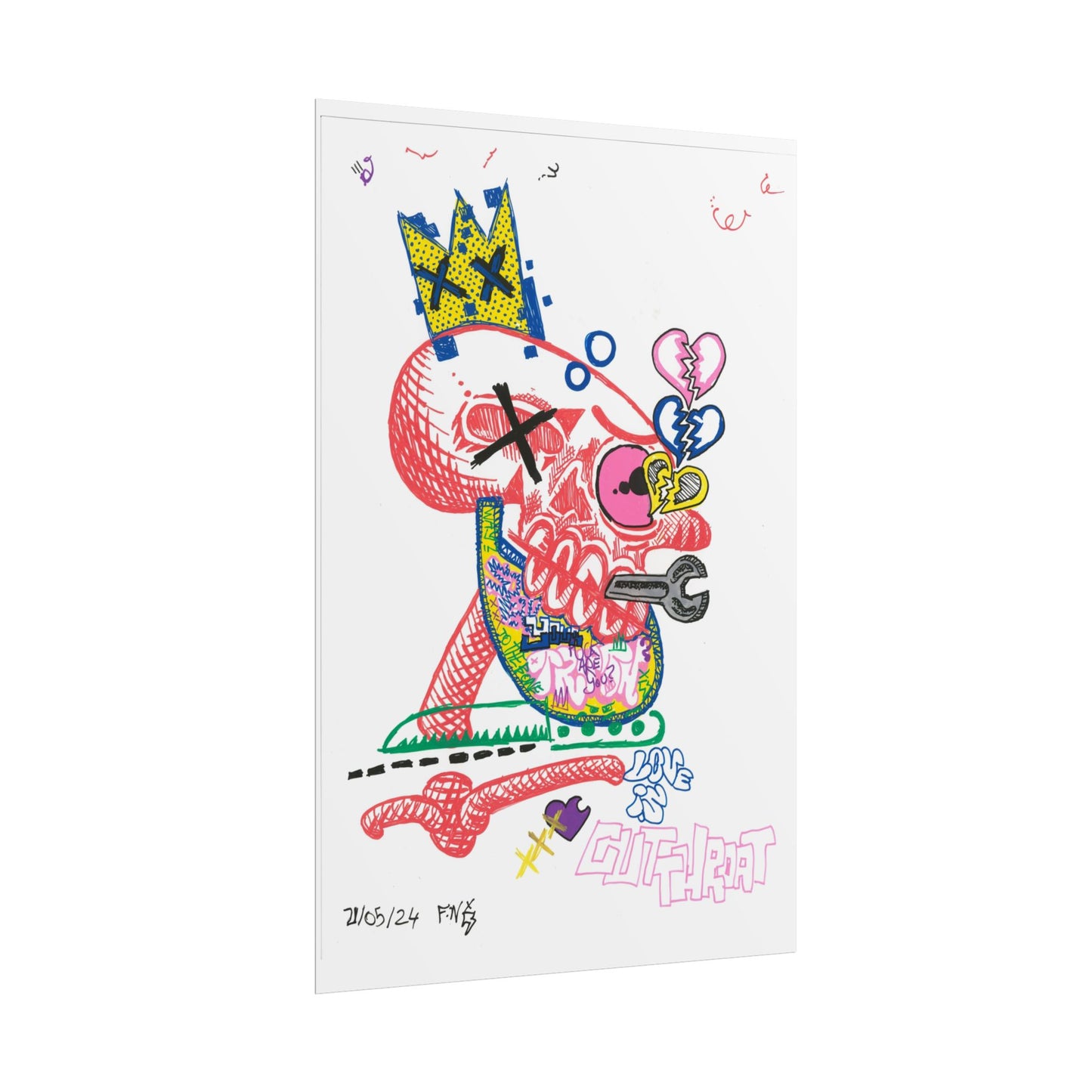 Rapscallion Cut Throat Rolled Poster