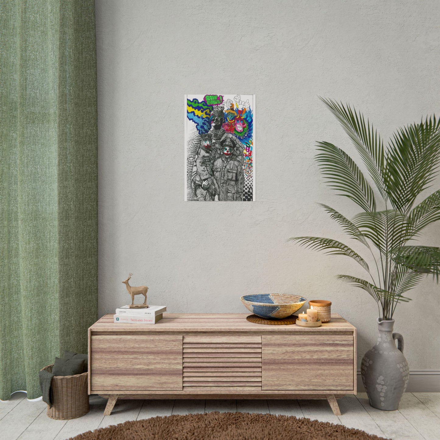 Rapscallion Baboon Man Rolled Poster