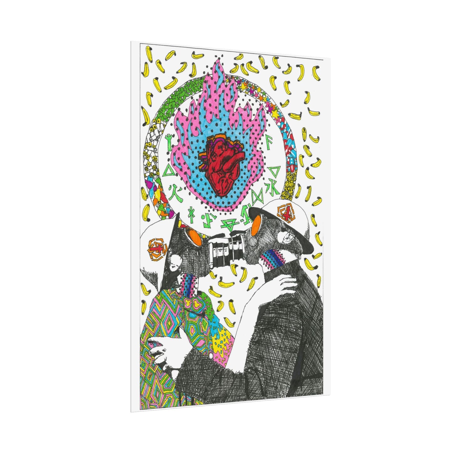 Rapscallion Quarantined Kiss Rolled Poster