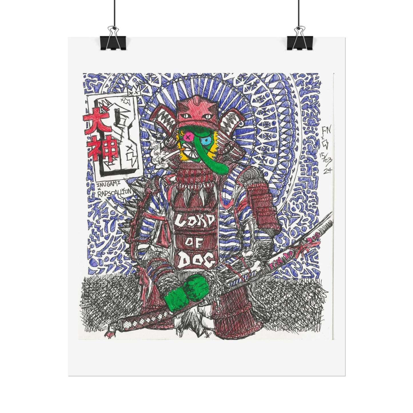 Rapscallion x Lord Of Dog Rolled Poster