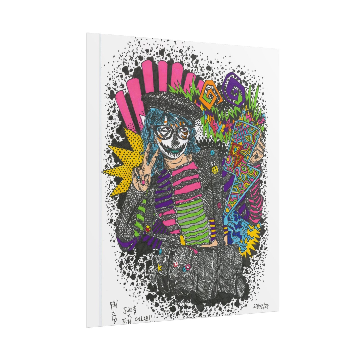 Rapscallion X Juki Rolled Poster