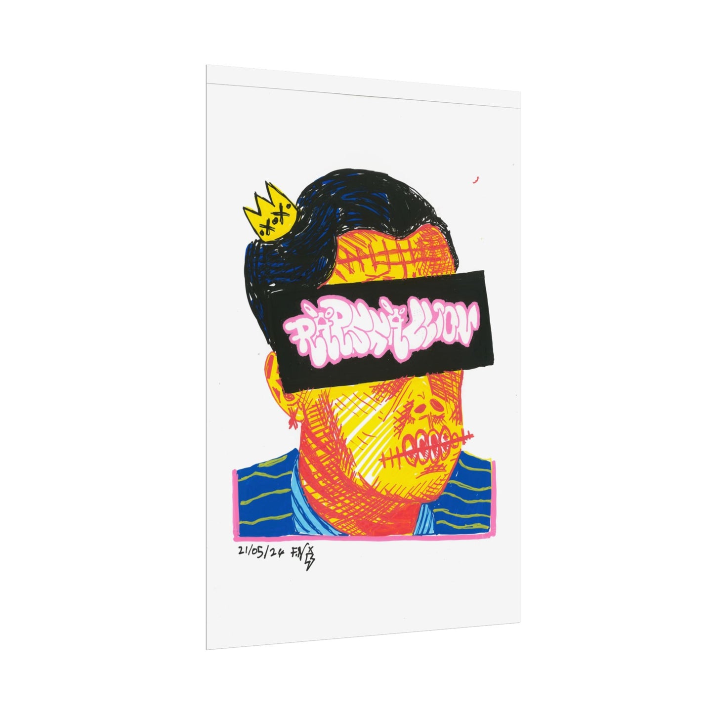 Dog of Streets Rapscallion Rolled Poster