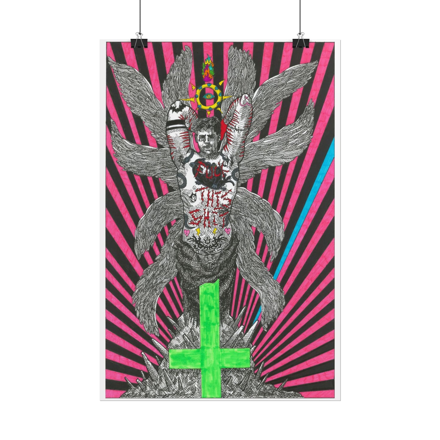 Rapscallion Ego Angel Rolled Poster