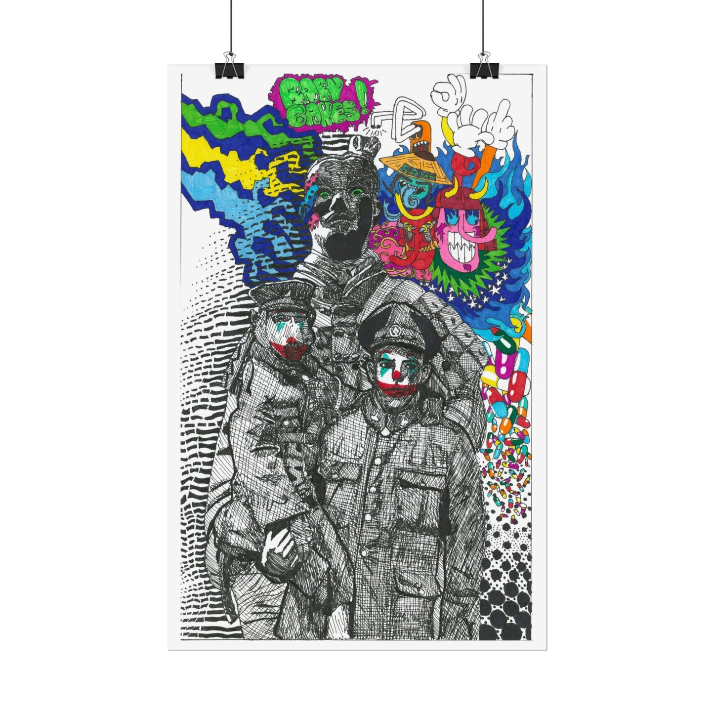 Rapscallion Baboon Man Rolled Poster