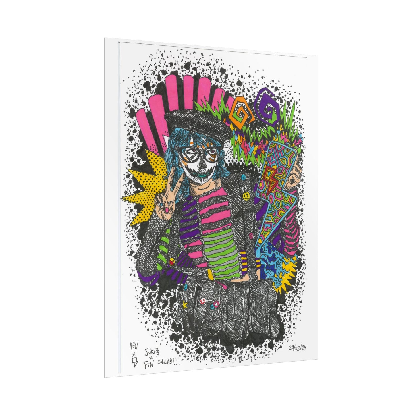 Rapscallion X Juki Rolled Poster