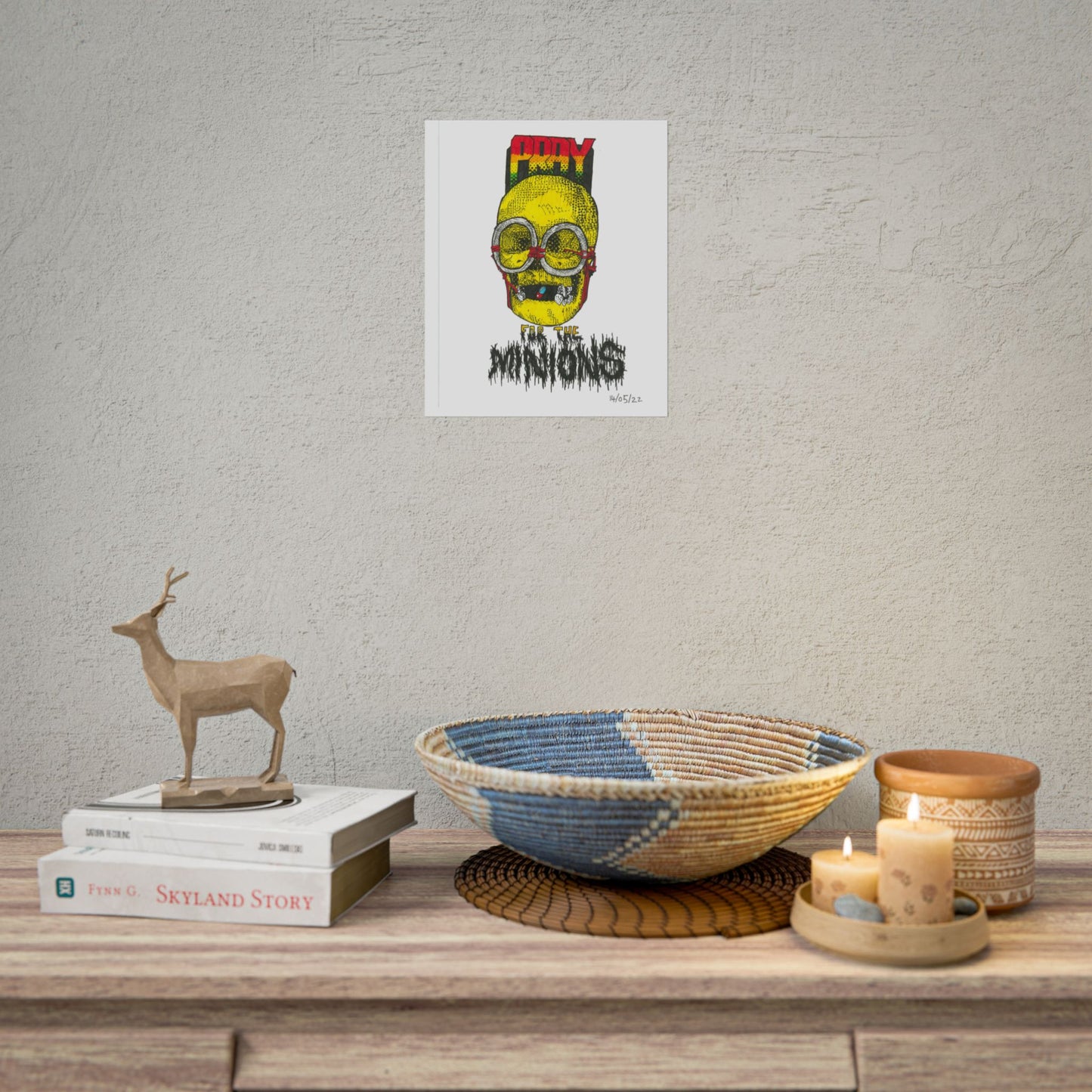 Rapscallion Pray For Minions Rolled Poster