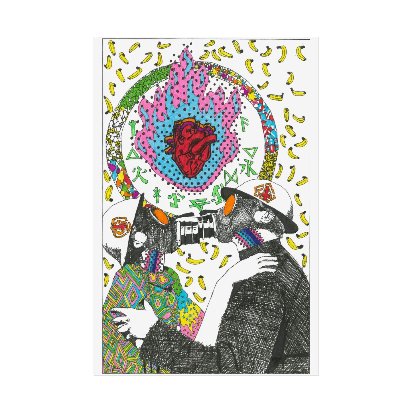 Rapscallion Quarantined Kiss Rolled Poster