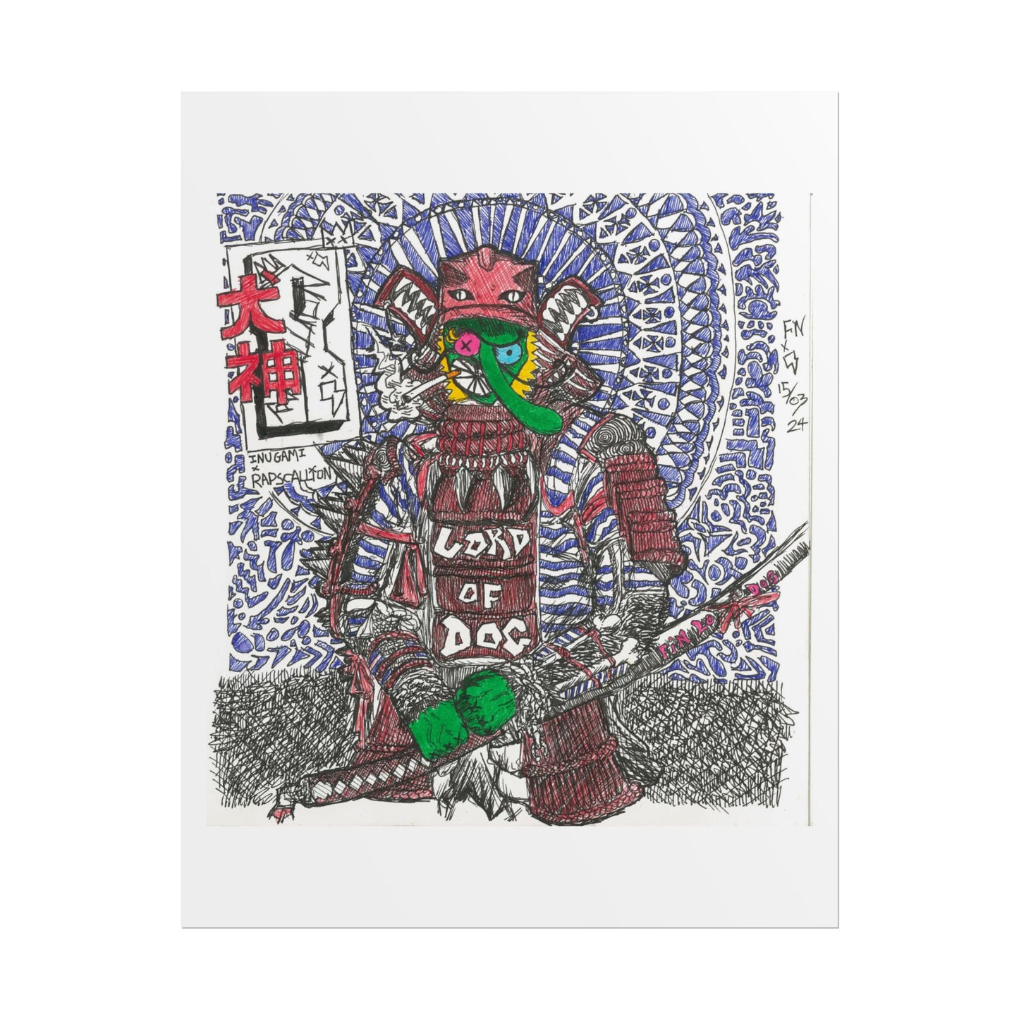 Rapscallion x Lord Of Dog Rolled Poster