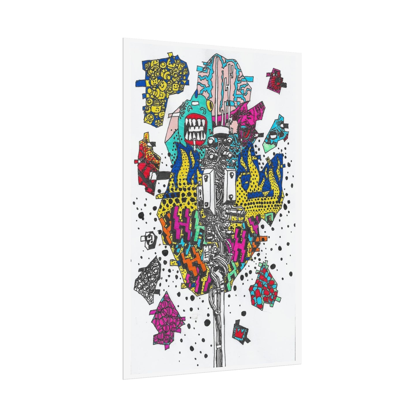 Rapscallion Pylon Rolled Poster