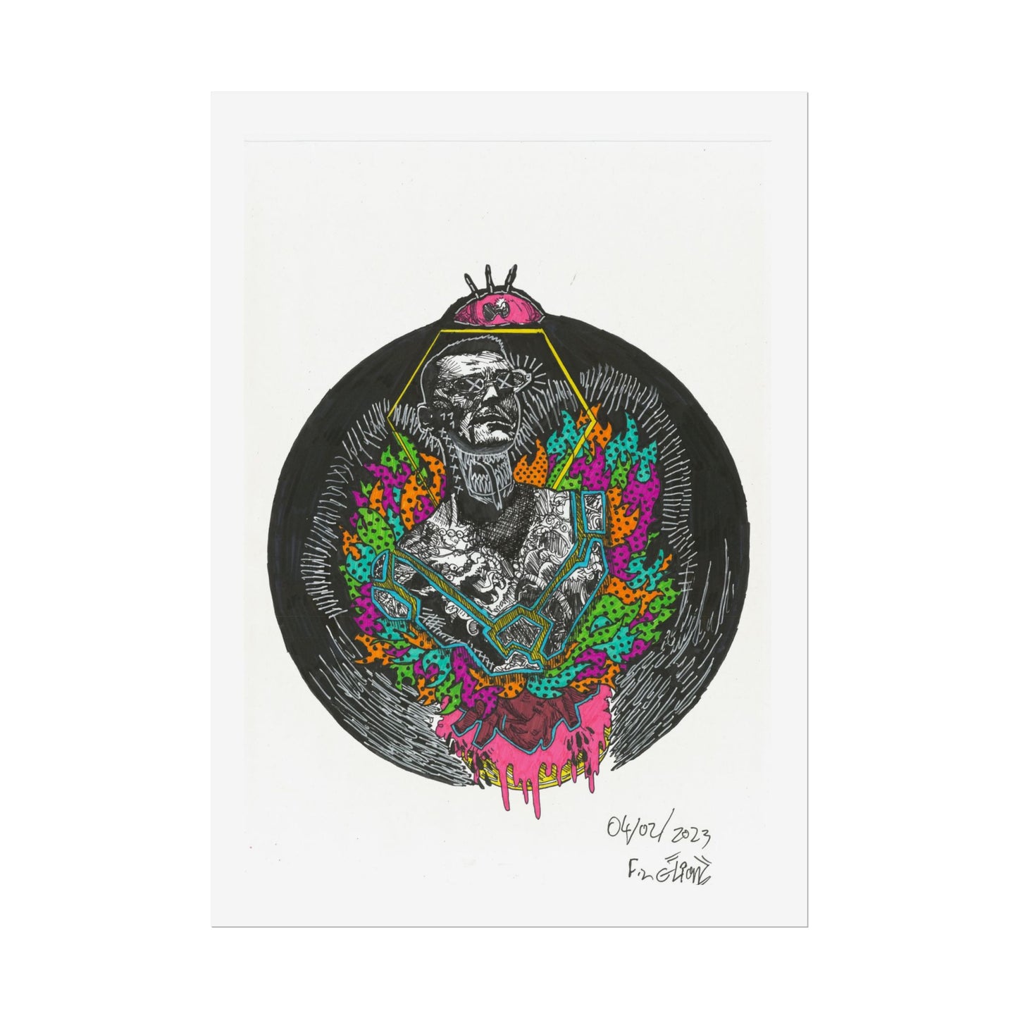 Rapscallion Tattooed Don Poster