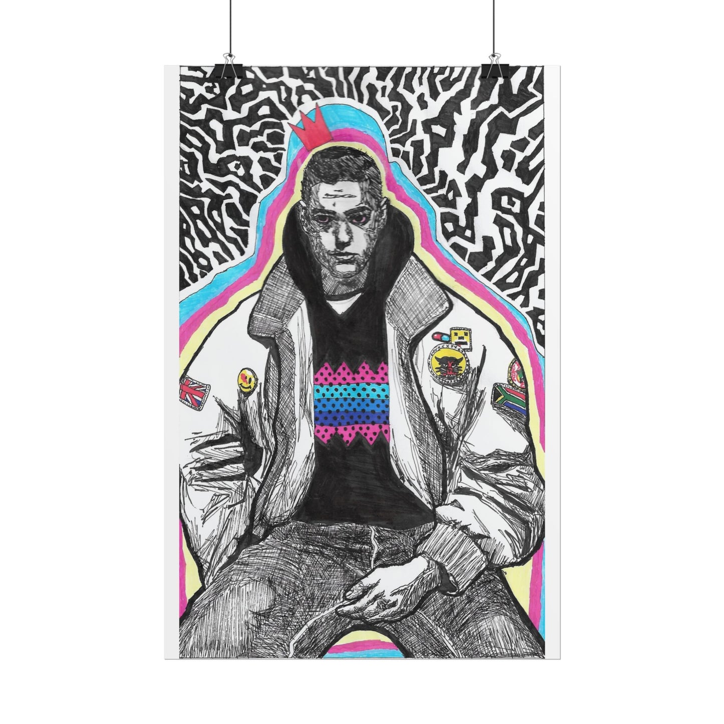 Rapscallion Self Portrait 2020 Rolled Poster