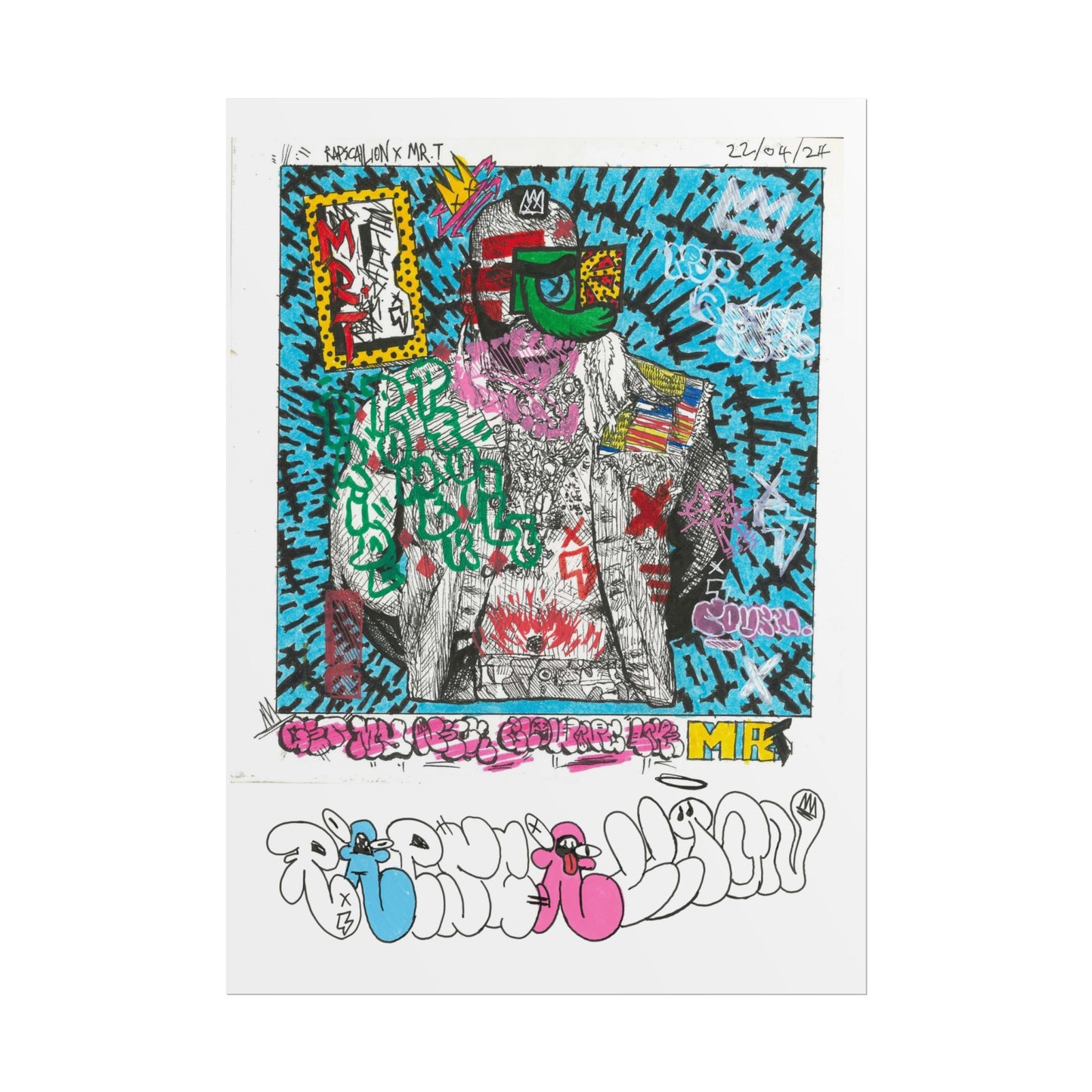 Rapscallion Lord Of Dog Action Hero Rolled Poster